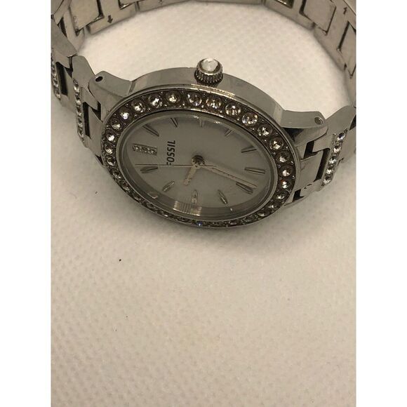 Fossil FS2362 Women's Stainless Steel Analog White Dial Quartz Wrist Watch HO312 - Picture 6 of 9